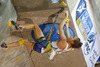 Second placed Jain Kim of Korea climbing during finals of IFSC Climbing World cup in Kranj, Slovenia. IFSC Climbing World cup finals were held in Zlato Polje Arena in Kranj, Slovenia, on Sunday, 16th of November 2014.
