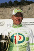 Second placed Matija Kvasina of Perutnina Ptuj at road race for 32. Trophy of the union of the slovene sports clubs in Italy (32. trofeja ZSSDI). The race was 139 km long and was held on 2nd of March, 2008 in Longera at Trieste, Italy.
