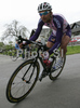 Robert Vrecer of Radenska KD Financna tocka cycling at criterium of 10th Grand prix of Sencur. This is opening race for Slovene cyclists. The race was held in Sencur, Slovenia, on 26th of April, 2008.
