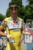 The last one in general classification Ermanno Capelli (Italy) of Saunier Duval-Scott at starting area of 13th stage of Giro d Italia, from Modena to Cittadella (177 km). 13th stage was held on 23rd of May 2008.
