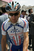 Levi Leipheimer (USA) of Astana at starting area of 13th stage of Giro d Italia, from Modena to Cittadella (177 km). 13th stage was held on 23rd of May 2008.
