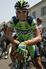 Kjell Carlstrom (Finland) of Liquigas at starting area of 13th stage of Giro d Italia, from Modena to Cittadella (177 km). 13th stage was held on 23rd of May 2008.
