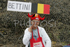 Fan of Bettini at finish line of 15th stage of Giro d Italia, from Arabba to Passo Fedaia / Marmolada - Dolomiti Stars (153 km). 15th stage was held on 25th of May 2008.

