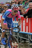 Simon Spilak (Slovenia) of Lampre at individual mountain chronometre of 16th stage of Giro d Italia, from San Vigilio di Marebbe to Plan de Corones.  16th stage was held on 26th of May 2008.
