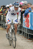 Jussi Veikkanen (Finland) of Francaise Des Jeux at individual mountain chronometre of 16th stage of Giro d Italia, from San Vigilio di Marebbe to Plan de Corones. 16th stage was held on 26th of May 2008.
