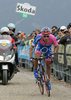 Simon Spilak (Slovenia) of Lampre at individual mountain chronometre of 16th stage of Giro d Italia, from San Vigilio di Marebbe to Plan de Corones. 16th stage was held on 26th of May 2008.
