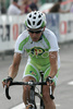 Kristjan Fajt of Slovenia (Perutnina Ptuj)during solo escape in the 1st stage from Ljubljana to Postojna (161 km) of the 15th Tour de Slovenie. The race was held on 11th of June, 2008.
