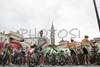 Peloton before the start on Tartini market in the 2nd stage from Piran to Koper (179 km) of the 15th Tour de Slovenie. The race was held on 12th of June, 2008.
