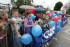 The youngest fans of biking before the start in the 3rd stage from Skofja Loka to Krvavec (110 km) of the 15th Tour de Slovenie. The race was held on 13th of June, 2008.
