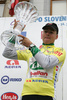 Winner of the Tour de Slovenie 2008 Jure Golcer of Slovenia (LPR Brakes) in 4th stage from Celje to Novo mesto (157 km) of the 15th Tour de Slovenie. The race was held on 14th of June, 2008.
