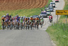 Pelton entering Mirna Pec at national championship of Slovenia, which was held in Mirna Pec. Race was 178,5 km long and it was held on 29th of June, 2008.
