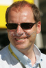 Director of the Tour the France Christian Prudhomme (FRA) at 14th stage from Nimes to Digne les Bains (194,5 km) of Tour de France, 2008. The stage was held on 19th of July, 2008.
