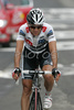 Sixth placed Carlos Sastre (Spa, CSC-Saxo Bank) at 15th stage from Embrun (FRA) to Prato Nevoso (ITA,  183 km) of Tour de France, 2008. The stage was held on 20th of July, 2008.

