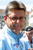 General manager of Gerolsteiner cycling team Hans Michael Holczer before the start of the 16th stage from Cuneo (ITA) to Jausiers  (FRA) of Tour de France. The stage was held on 22nd of July, 2008 and it was 157 km long.
