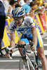 Seventh placed Tadej Valjavec (Slo, AG2R La Mondiale) at the finish of the 16th stage from Cuneo (ITA) to Jausiers  (FRA) of Tour de France. The stage was held on 22nd of July, 2008 and it was 157 km long.
