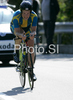 Johan Lindgren of Sweden riding during U23 time trial race of UCI Road Cycling World Championships in Varese, Italy. U23 time trial of UCI Road cycling World Championships was held in Varese, Italy, on Tuesday 23rd of September 2008.
