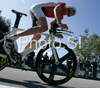 Andreas Henig of Germany riding during U23 time trial race of UCI Road Cycling World Championships in Varese, Italy. U23 time trial of UCI Road cycling World Championships was held in Varese, Italy, on Tuesday 23rd of September 2008.
