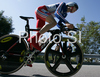 Nicolas Boisson of France riding during U23 time trial race of UCI Road Cycling World Championships in Varese, Italy. U23 time trial of UCI Road cycling World Championships was held in Varese, Italy, on Tuesday 23rd of September 2008.
