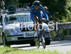 Winner Adriano Malori of Italy riding during U23 time trial race of UCI Road Cycling World Championships in Varese, Italy. U23 time trial of UCI Road cycling World Championships was held in Varese, Italy, on Tuesday 23rd of September 2008.
