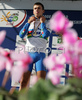 Winner Adriano Malori of Italy celebrating his medal won in U23 time trial race of UCI Road Cycling World Championships in Varese, Italy. U23 time trial of UCI Road cycling World Championships was held in Varese, Italy, on Tuesday 23rd of September 2008.
