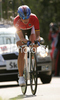 Ninth placed Charlotte Becker of Germany riding during Women elite time trial race of UCI Road Cycling World Championships in Varese, Italy. Women elite time trial of UCI Road cycling World Championships was held in Varese, Italy, on Wednesday 24th of September 2008.
