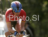 Ninth placed Charlotte Becker of Germany riding during Women elite time trial race of UCI Road Cycling World Championships in Varese, Italy. Women elite time trial of UCI Road cycling World Championships was held in Varese, Italy, on Wednesday 24th of September 2008.
