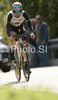 Winner Amber Neben of USA riding during Women elite time trial race of UCI Road Cycling World Championships in Varese, Italy. Women elite time trial of UCI Road cycling World Championships was held in Varese, Italy, on Wednesday 24th of September 2008.
