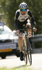 Winner Amber Neben of USA riding during Women elite time trial race of UCI Road Cycling World Championships in Varese, Italy. Women elite time trial of UCI Road cycling World Championships was held in Varese, Italy, on Wednesday 24th of September 2008.
