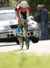 Third placed Judith Arndt of Germany riding during Women elite time trial race of UCI Road Cycling World Championships in Varese, Italy. Women elite time trial of UCI Road cycling World Championships was held in Varese, Italy, on Wednesday 24th of September 2008.
