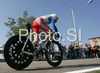 Jeannie Longo-Ciprelli of France riding during Women elite time trial race of UCI Road Cycling World Championships in Varese, Italy. Women elite time trial of UCI Road cycling World Championships was held in Varese, Italy, on Wednesday 24th of September 2008.
