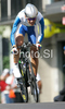 Gregor Gazvoda of Slovenia riding during Men elite time trial race of UCI Road Cycling World Championships in Varese, Italy. Men elite time trial of UCI Road cycling World Championships was held in Varese, Italy, on Thursday 25th of September 2008.

