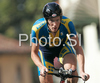 Fredrik Ericsson of Sweden riding during Men elite time trial race of UCI Road Cycling World Championships in Varese, Italy. Men elite time trial of UCI Road cycling World Championships was held in Varese, Italy, on Thursday 25th of September 2008.
