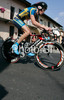 Fredrik Ericsson of Sweden riding during Men elite time trial race of UCI Road Cycling World Championships in Varese, Italy. Men elite time trial of UCI Road cycling World Championships was held in Varese, Italy, on Thursday 25th of September 2008.
