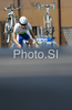 Janez Brajkovic of Slovenia riding during Men elite time trial race of UCI Road Cycling World Championships in Varese, Italy. Men elite time trial of UCI Road cycling World Championships was held in Varese, Italy, on Thursday 25th of September 2008.
