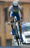 Janez Brajkovic of Slovenia riding during Men elite time trial race of UCI Road Cycling World Championships in Varese, Italy. Men elite time trial of UCI Road cycling World Championships was held in Varese, Italy, on Thursday 25th of September 2008.

