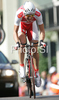 Lars Ytting Bak of Denmark riding during Men elite time trial race of UCI Road Cycling World Championships in Varese, Italy. Men elite time trial of UCI Road cycling World Championships was held in Varese, Italy, on Thursday 25th of September 2008.
