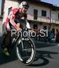 Second placed Svein Tuft of Canada riding during Men elite time trial race of UCI Road Cycling World Championships in Varese, Italy. Men elite time trial of UCI Road cycling World Championships was held in Varese, Italy, on Thursday 25th of September 2008.
