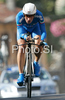 Marco Pinotti of Italy riding during Men elite time trial race of UCI Road Cycling World Championships in Varese, Italy. Men elite time trial of UCI Road cycling World Championships was held in Varese, Italy, on Thursday 25th of September 2008.
