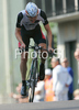 Third placed David Zabriskie of USA riding during Men elite time trial race of UCI Road Cycling World Championships in Varese, Italy. Men elite time trial of UCI Road cycling World Championships was held in Varese, Italy, on Thursday 25th of September 2008.
