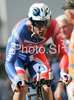 Ninth placed David Millar of Great Britain riding during Men elite time trial race of UCI Road Cycling World Championships in Varese, Italy. Men elite time trial of UCI Road cycling World Championships was held in Varese, Italy, on Thursday 25th of September 2008.
