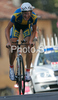 Gustav Larsson of Sweden riding during Men elite time trial race of UCI Road Cycling World Championships in Varese, Italy. Men elite time trial of UCI Road cycling World Championships was held in Varese, Italy, on Thursday 25th of September 2008.
