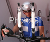 Matti Helminen of Finland geting ready for his ride in Elite Men time trial race of UCI Road Cycling World Championships in Varese, Italy. Elite Men time trial of UCI Road cycling World Championships was held in Varese, Italy, on Thursday 25th of September 2008.

