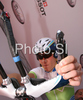 Janez Brajkovic of Slovenia geting ready for his ride in Elite Men time trial race of UCI Road Cycling World Championships in Varese, Italy. Elite Men time trial of UCI Road cycling World Championships was held in Varese, Italy, on Thursday 25th of September 2008.

