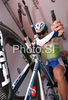 Janez Brajkovic of Slovenia geting ready for his ride in Elite Men time trial race of UCI Road Cycling World Championships in Varese, Italy. Elite Men time trial of UCI Road cycling World Championships was held in Varese, Italy, on Thursday 25th of September 2008.
