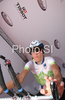 Janez Brajkovic of Slovenia geting ready for his ride in Elite Men time trial race of UCI Road Cycling World Championships in Varese, Italy. Elite Men time trial of UCI Road cycling World Championships was held in Varese, Italy, on Thursday 25th of September 2008.
