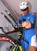Manuel Quinziato of Italy geting ready for his ride in Elite Men time trial race of UCI Road Cycling World Championships in Varese, Italy. Elite Men time trial of UCI Road cycling World Championships was held in Varese, Italy, on Thursday 25th of September 2008.
