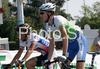 Gasper Svab of Slovenia riding during Men U23 road race of UCI Road Cycling World Championships in Varese, Italy. Men U23 road race of UCI Road cycling World Championships was held in Varese, Italy, on Friday 26th of September 2008.

