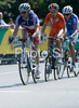 Tony Gallopin of France riding during Men U23 road race of UCI Road Cycling World Championships in Varese, Italy. Men U23 road race of UCI Road cycling World Championships was held in Varese, Italy, on Friday 26th of September 2008.
