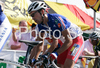 Remi Cusin of France riding during Men U23 road race of UCI Road Cycling World Championships in Varese, Italy. Men U23 road race of UCI Road cycling World Championships was held in Varese, Italy, on Friday 26th of September 2008.
