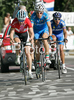 Dominik Nerz of Germany leading group of riders during Men U23 road race of UCI Road Cycling World Championships in Varese, Italy. Men U23 road race of UCI Road cycling World Championships was held in Varese, Italy, on Friday 26th of September 2008.

